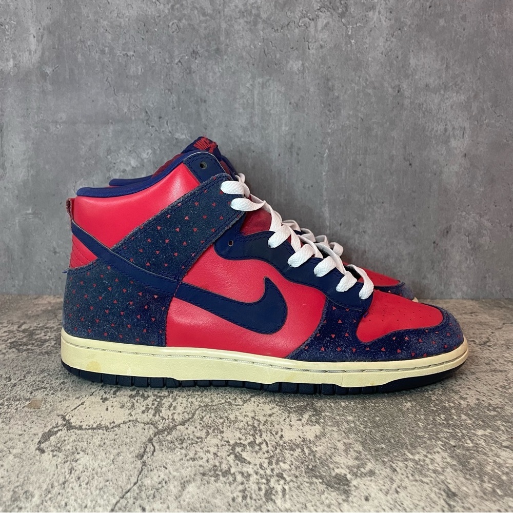 Nike Dunk Hi Skinny PrintSneakers Womens sz 9.5
